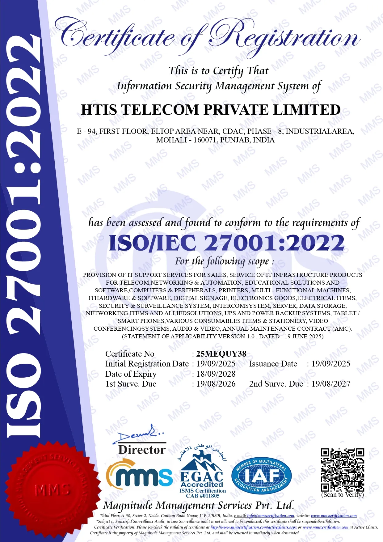 ISO 27001 Information Security Management System