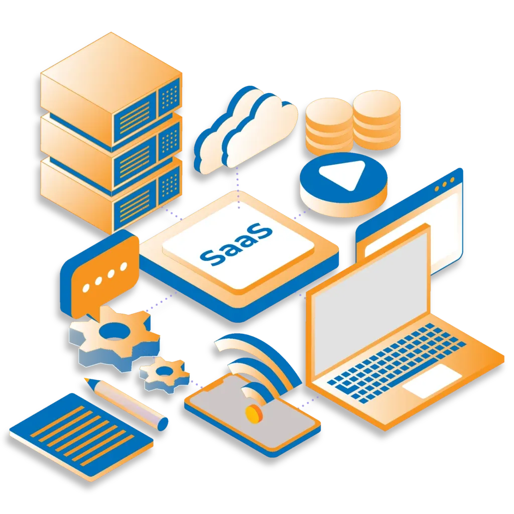 HTIS Software Mockup Showcase background